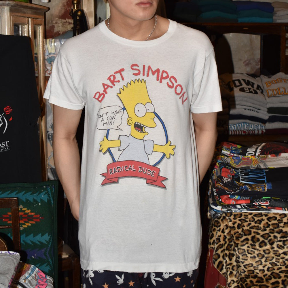 80's The Simpsons BART SIMPSON キャラクターTシャツ 260529H
