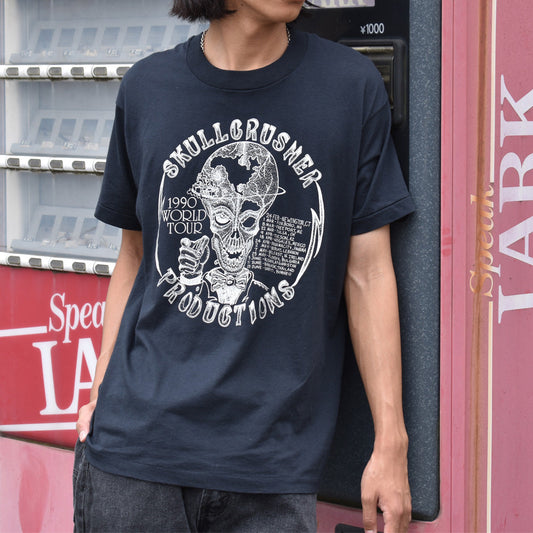 90’s SKULL CRUSHER PRODUCTIONS ”1990 WORLD TOUR” バンドTシャツ USA製 230925