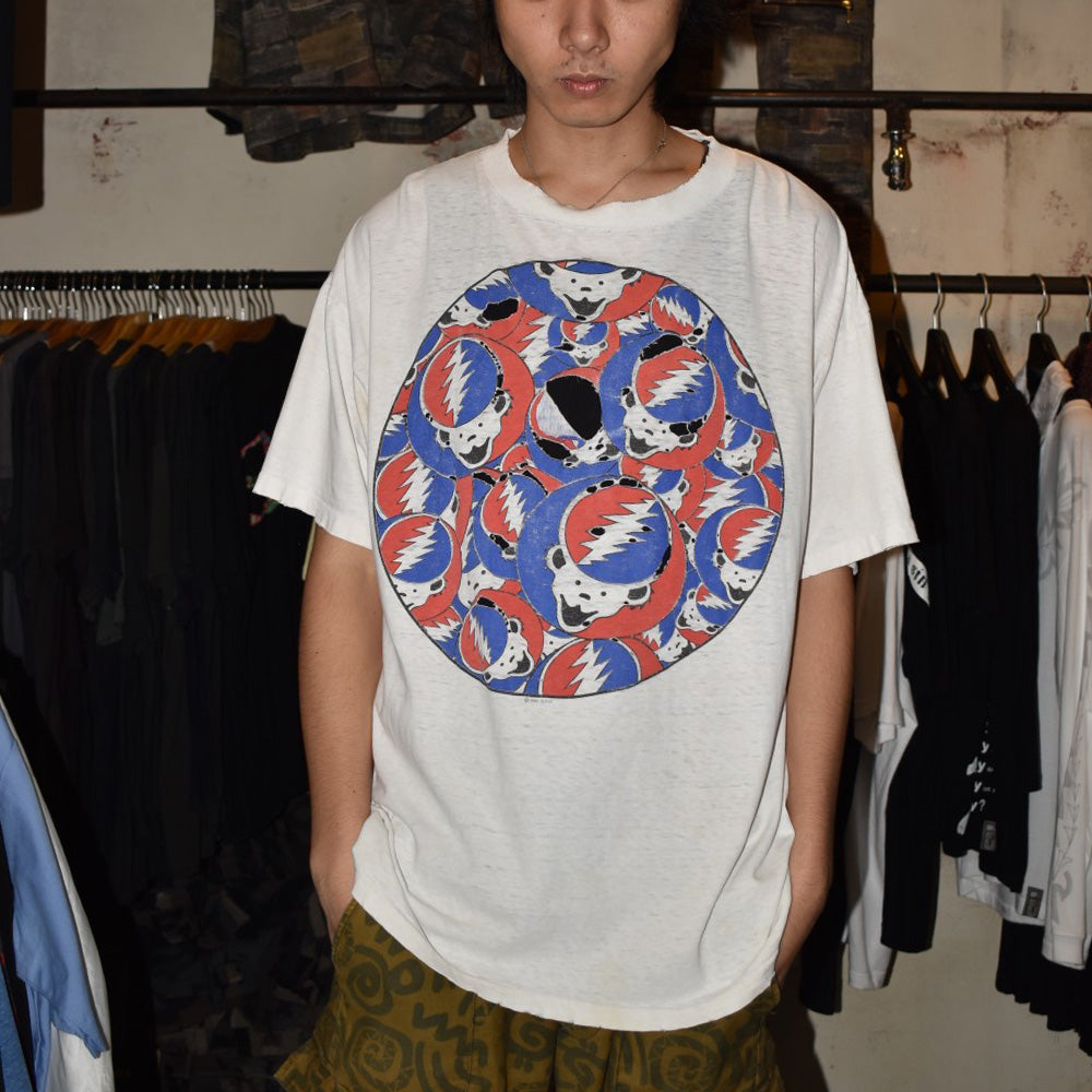 90's Grateful Dead "Steal Your Face" デッドベア ロックT 260922H