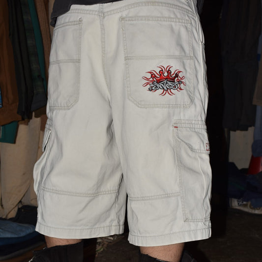 90’s JNCO JEANS フレーム刺繍 カーゴショーツ 260421H