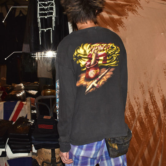 90's Pearl Jam “Eddie Vedder” 袖プリント入り ロック Tシャツ 250919H
