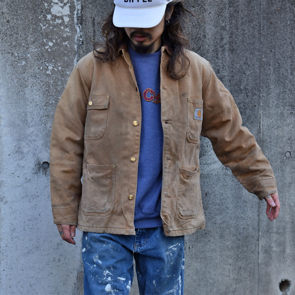 90's Carhartt ブランケットライナー ミシガンチョアコート USA製 231204