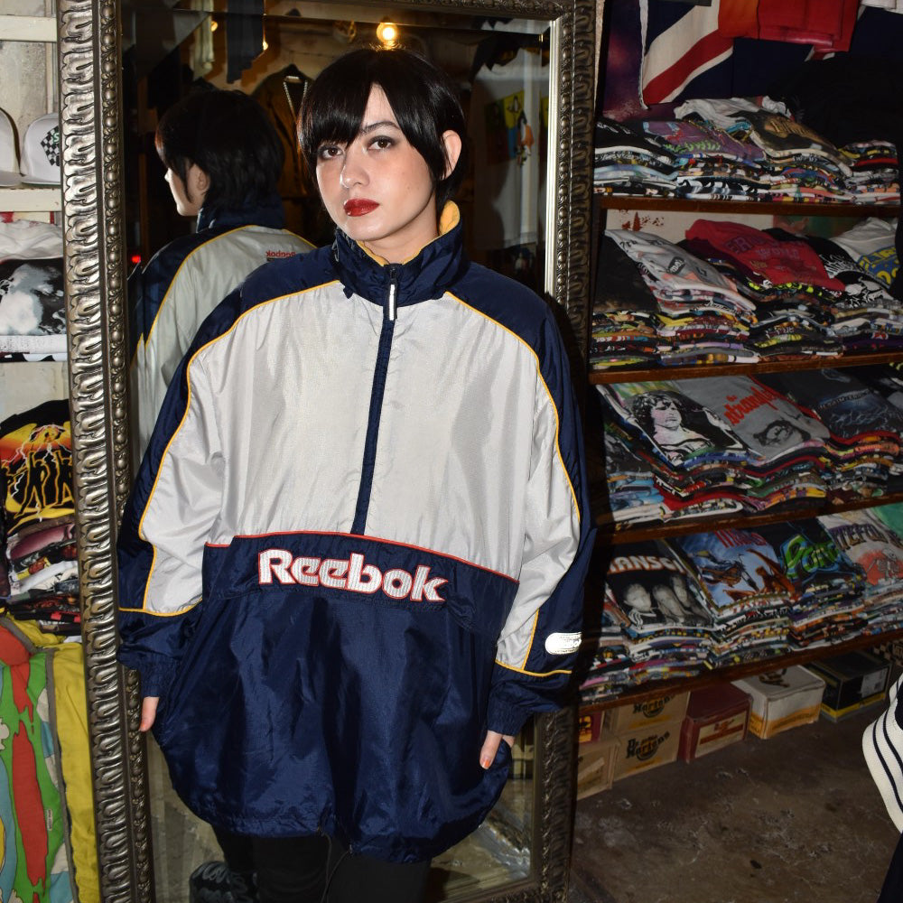 90’s Reebok ナイロン プルオーバー トラックジャケット 251226H