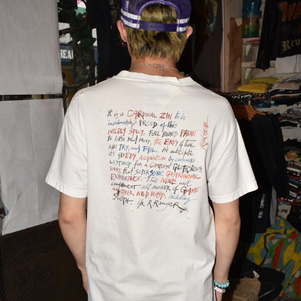 90's Ralph Steadman "Cardinal Zin" アートTシャツ 260707H