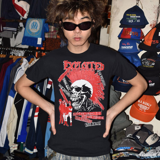 90’s The Exploited パンクスカル ロックTシャツ 251205H