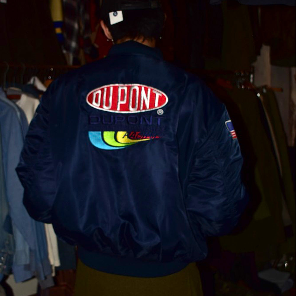 90’s N.O.S. NASCAR Jeff Gordon #24 DuPont MA-1 フライトジャケット 261020H