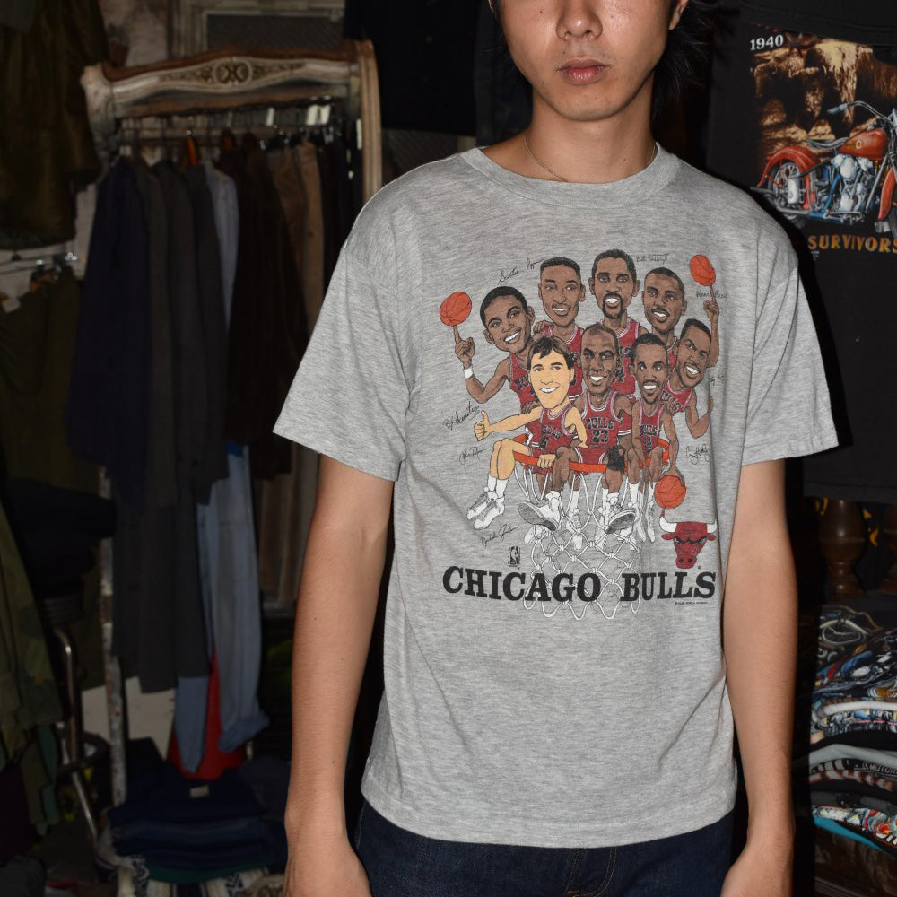 90's Chicago Bulls "HOOPLA" マイケル・ジョーダン NBA Tシャツ 260811H