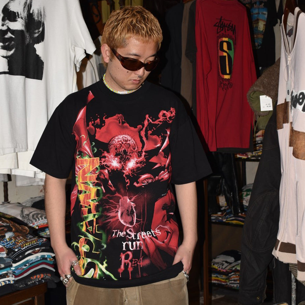 90's N.O.S. SPAWN "The Streets run Red" プロモTシャツ 260320H