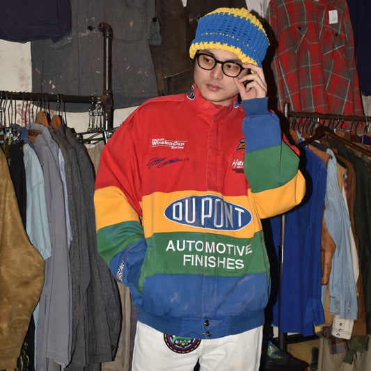 90's CHASE AUTHENTICS NASCAR “DUPONT” レーシングジャケット 260303H