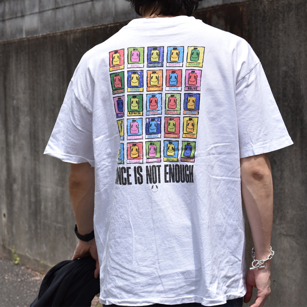 90's Hanes “THE BODY SHOP / Once is not enough”  企業 Tシャツ USA製 240423