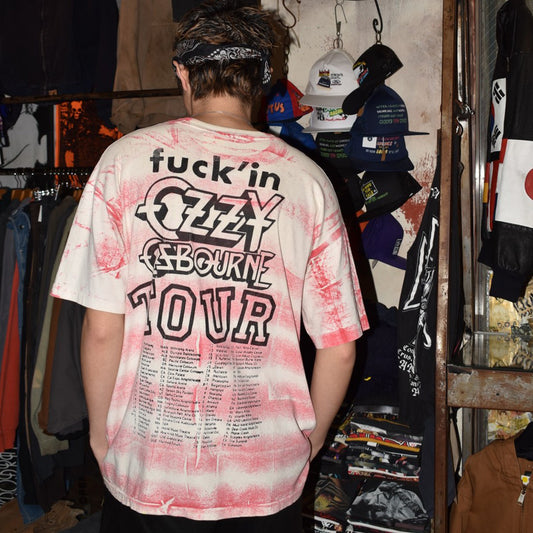 80's OZZY OSBOURNE “Fuck’in Ozzy” ツアー ロックTシャツ 260217H