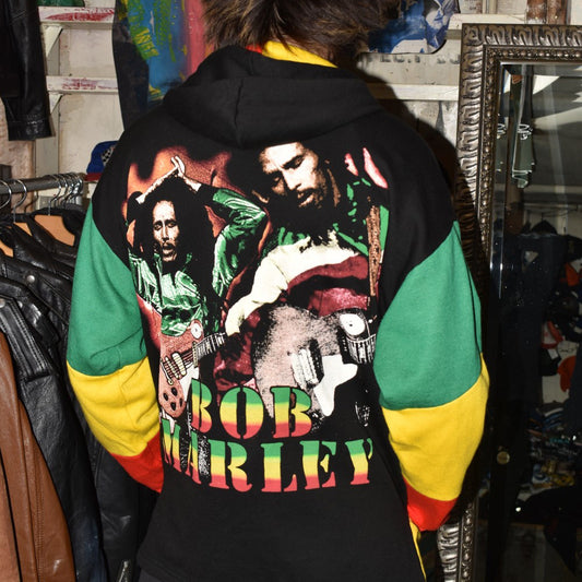 90’s Bob Marley ラスタカラー フルジップパーカー フーディ 251104H