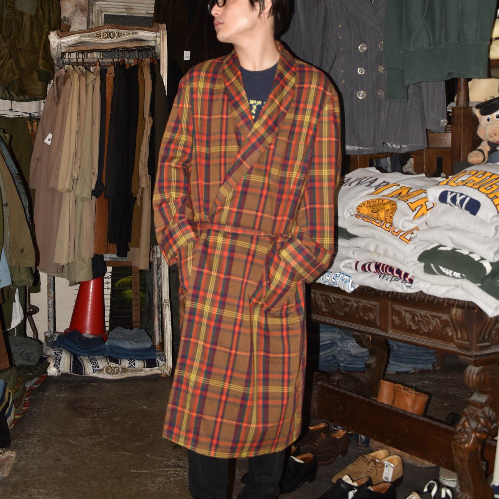 60's Roy Press by roytex チェックガウン 260227H