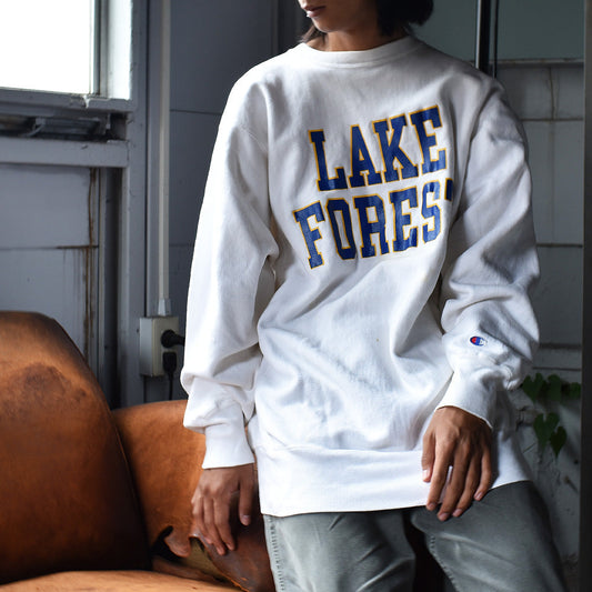 90’s Champion “LAKE FOREST” RWスウェット 231007