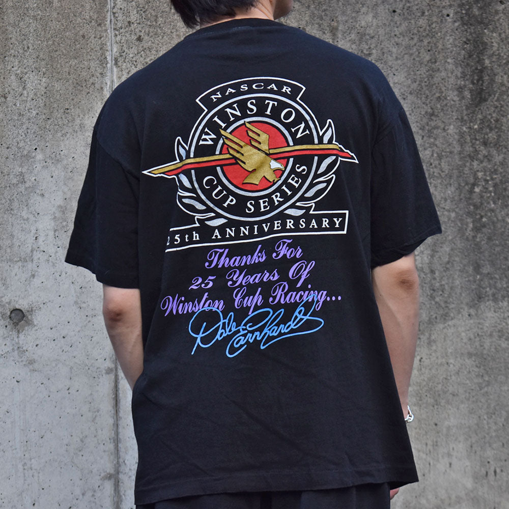 90’s　SPORTS IMAGE “Dale Earnhardt #3” 7 SILVER NIGHT 両面プリント レーシング Tシャツ 　USA製　230819