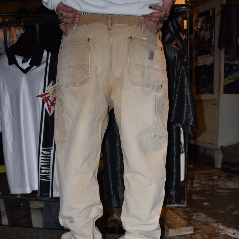 鬼フェードcarhartt ダブルニーペインターパンツ 36×30 90's Carhartt 