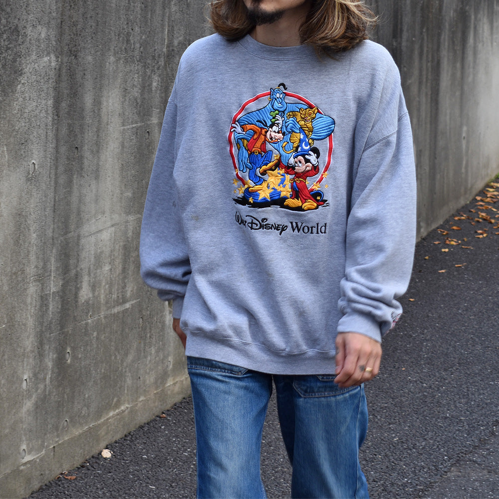 90's Disney “25th Anniversary” ジーニー＆シンバ！ スウェット 231116H
