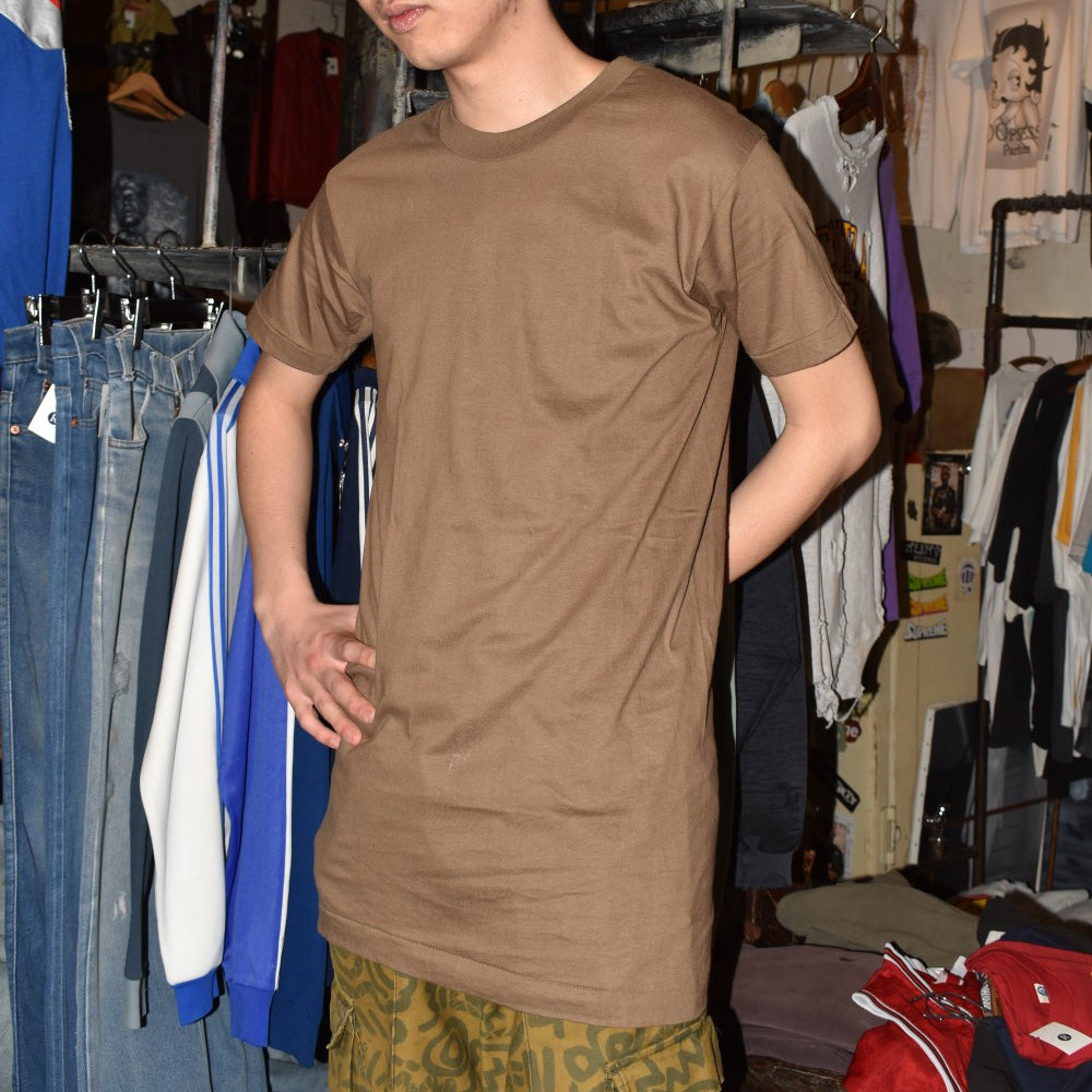90's N.O.S. "Fruit of the Loom" ブランクTシャツ コヨーテ USA製 260421H