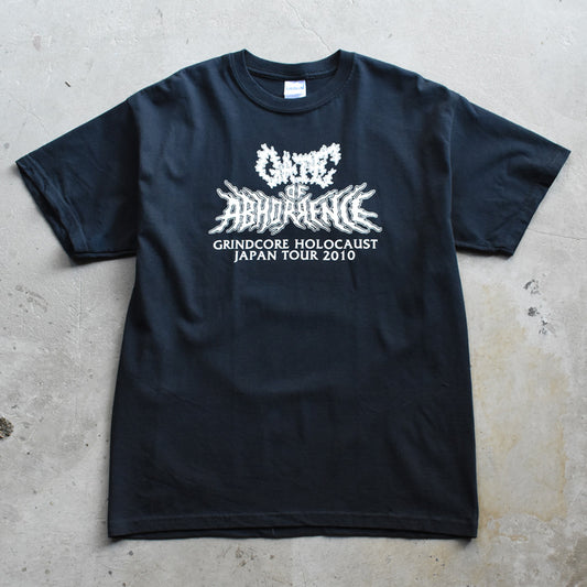 デッドストック! Agents of Abhorrence × GATE "Grindcore Holocaust Japan Tour 2010" Tシャツ 250919
