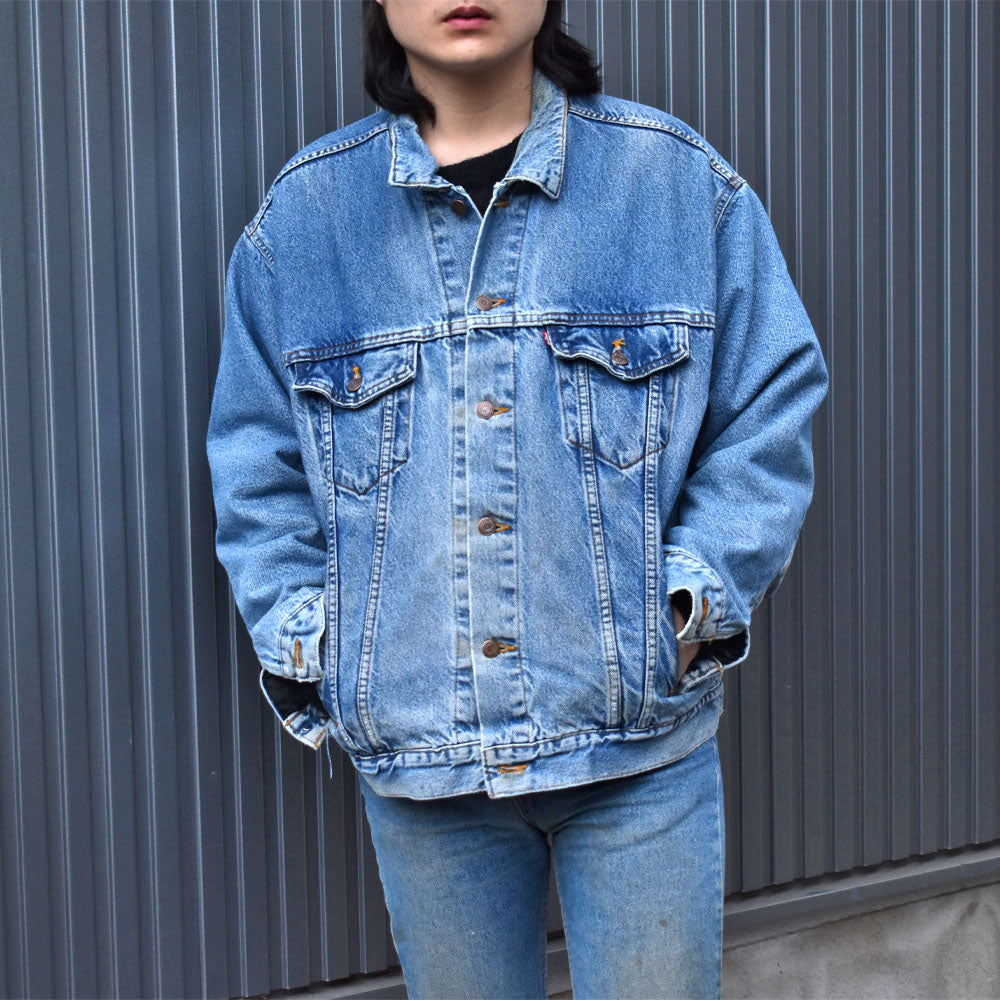90’s Levi's 70699 チェックライナー デニムジャケット 240307