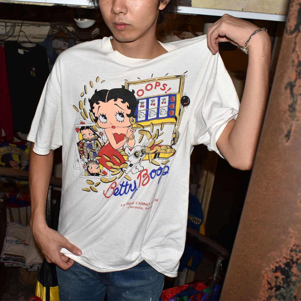 90’s Betty Boop “Casino Resort” キャラクターTシャツ 250923H