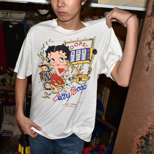 90’s Betty Boop “Casino Resort” キャラクターTシャツ 250923H
