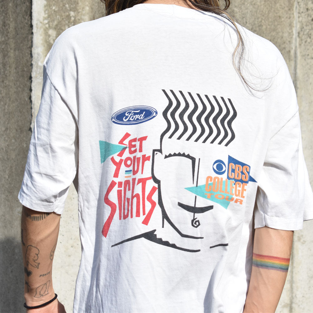 フォード CBS College Tour アートTシャツ 1990年〜 USA製 ヴィンテージ
