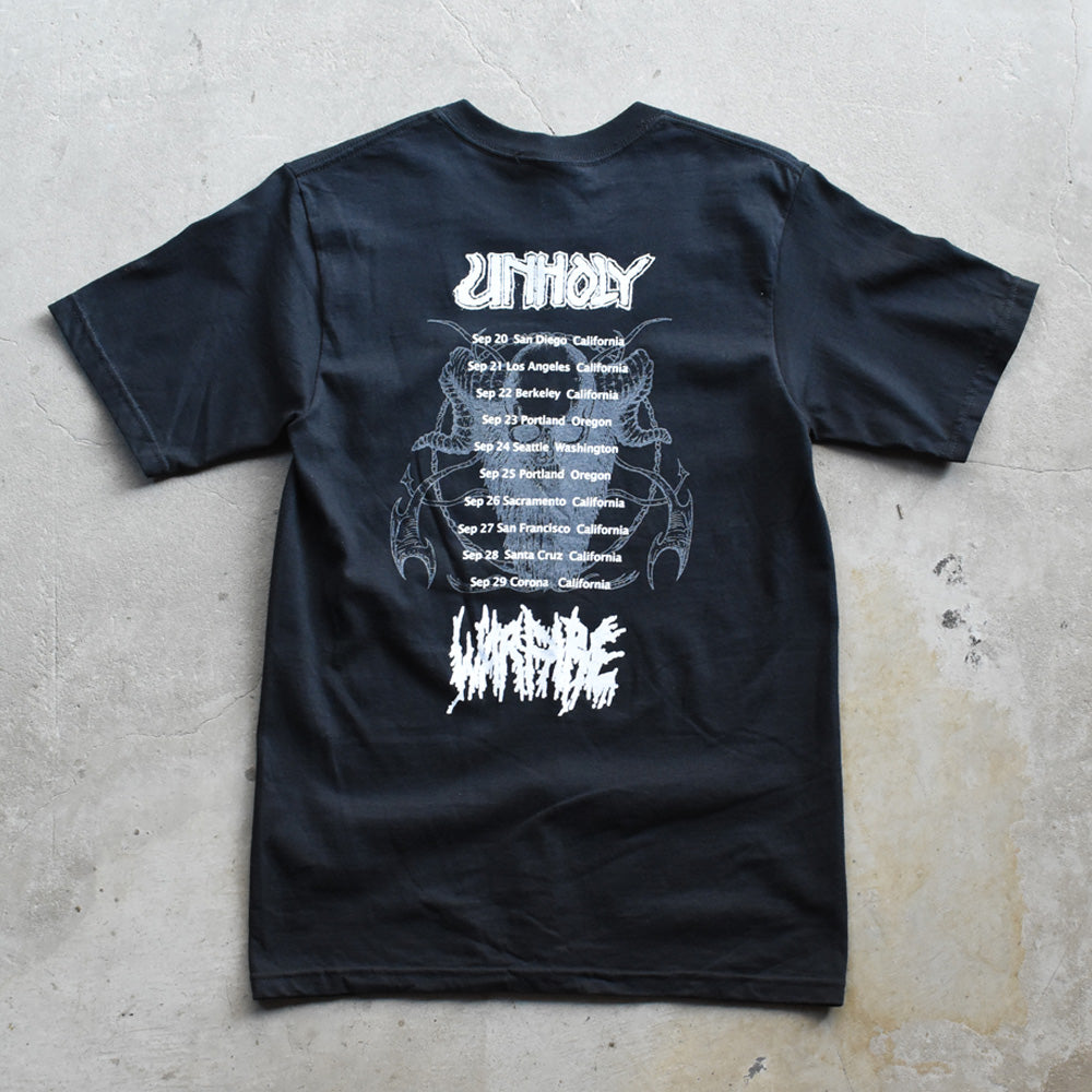 デッドストック！ UNHOLY GRAVE × Insect Warfare "Grind Terror US West Coast Tour 2007" Tシャツ 250919