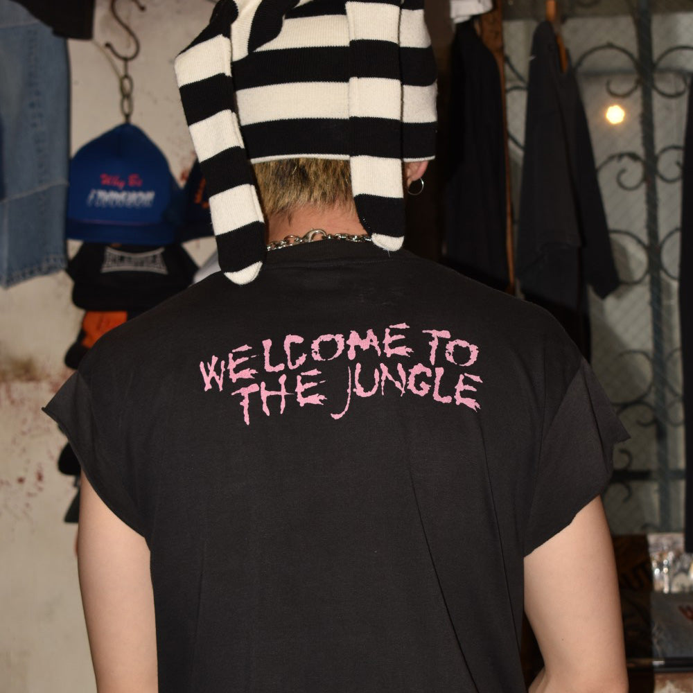 80's Guns N' Roses "WELCOME TO THE JUNGLE" カットオフ ロックTシャツ 260605H