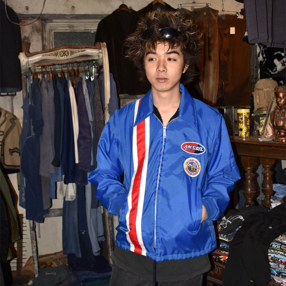 70’s UPSTREAM “AMSOIL” ナイロン レーシングジャケット NOS 251021H