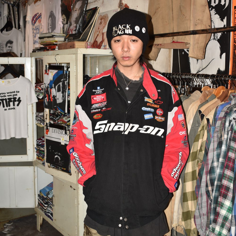 Y2K Snap-on NASCAR レーシングジャケット 260911H