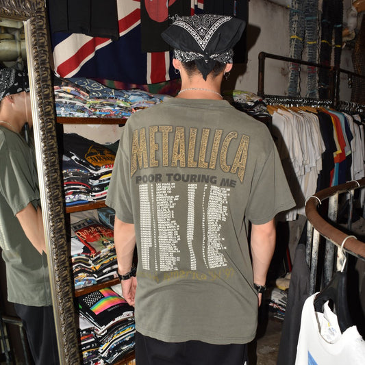 90’s METALLICA “Poor Touring Me” ヘヴィメタル ロックTシャツ 260807H