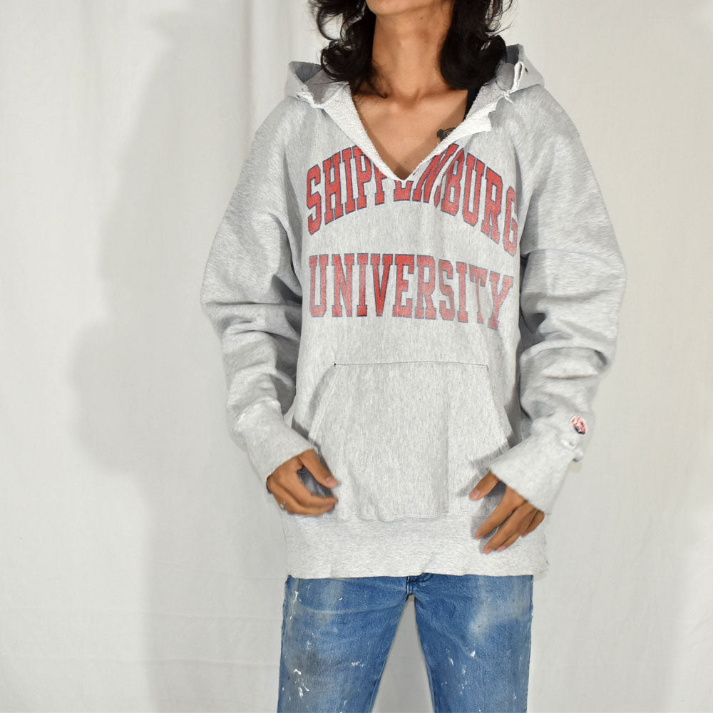 90’s The cotton exchange “SHIPPENS BURG UNIVERSITY” リバースタイプ パーカー USA製 231110