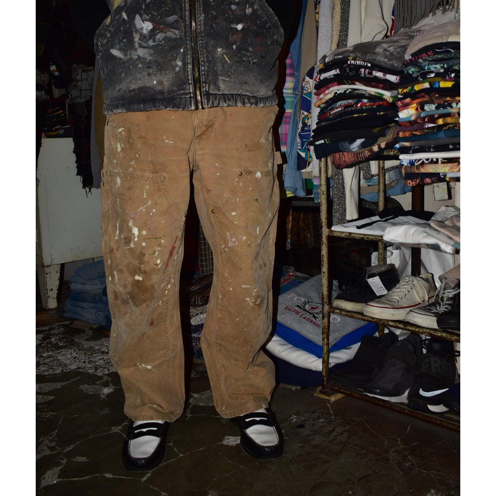 Y2K Carhartt ペンキ&フェード ダブルニー ダックペインターパンツ USA製 261030H