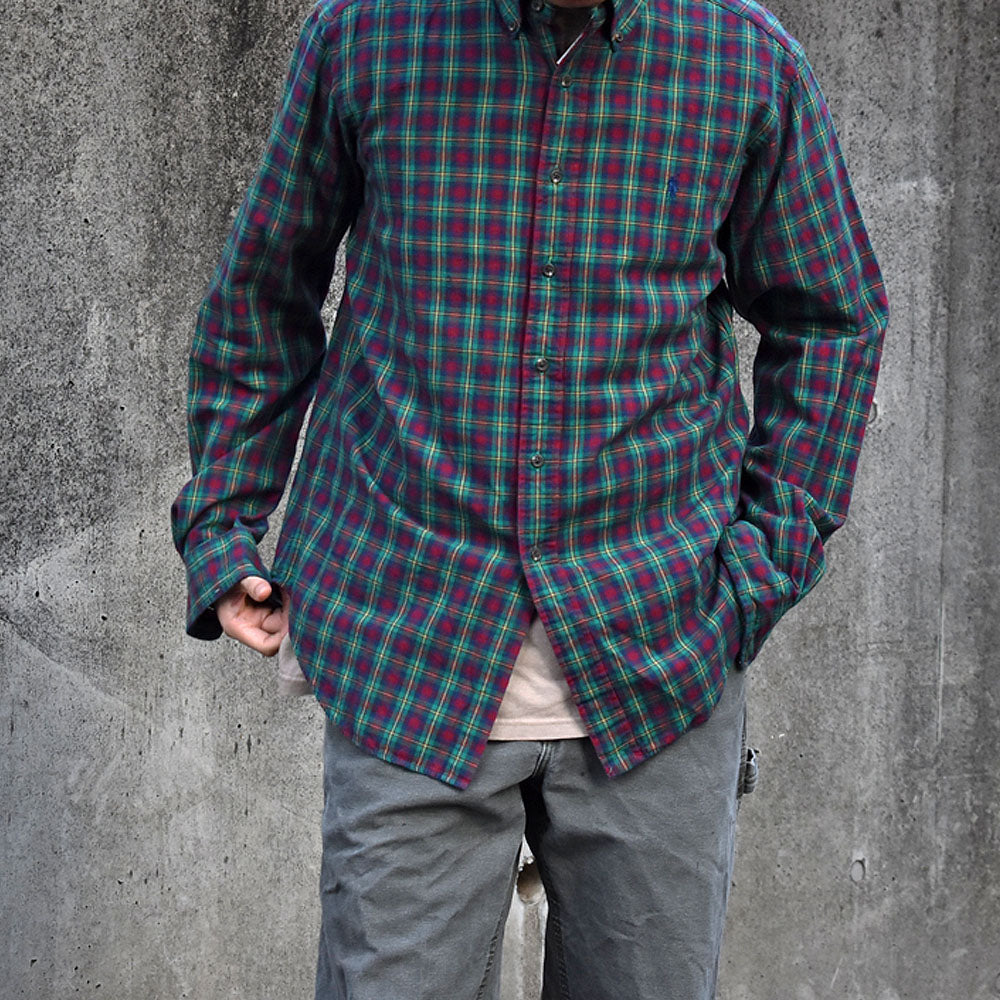 Ralph Lauren/ラルフ ローレン “CLASSIC FIT” チェック ボタンダウンシャツ　230904