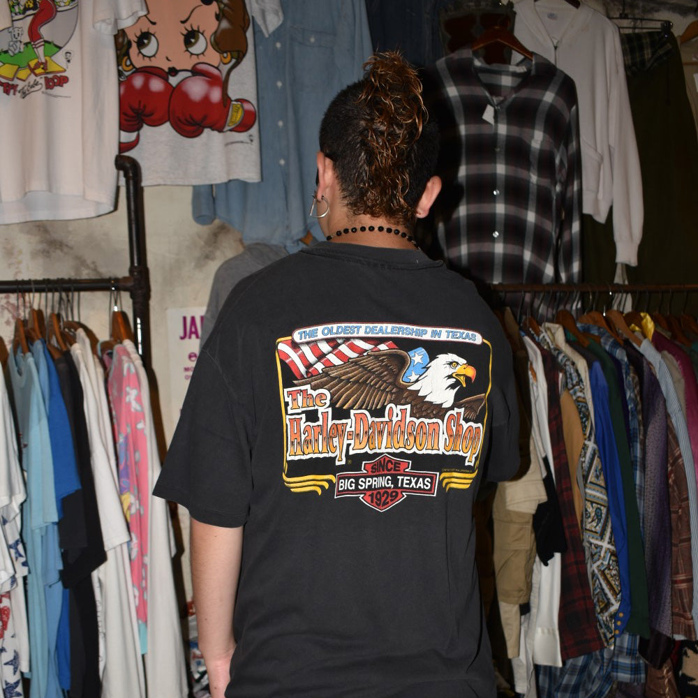 90's HARLEY-DAVIDSON "90th Anniversary" ハーレーT USA製 260825H