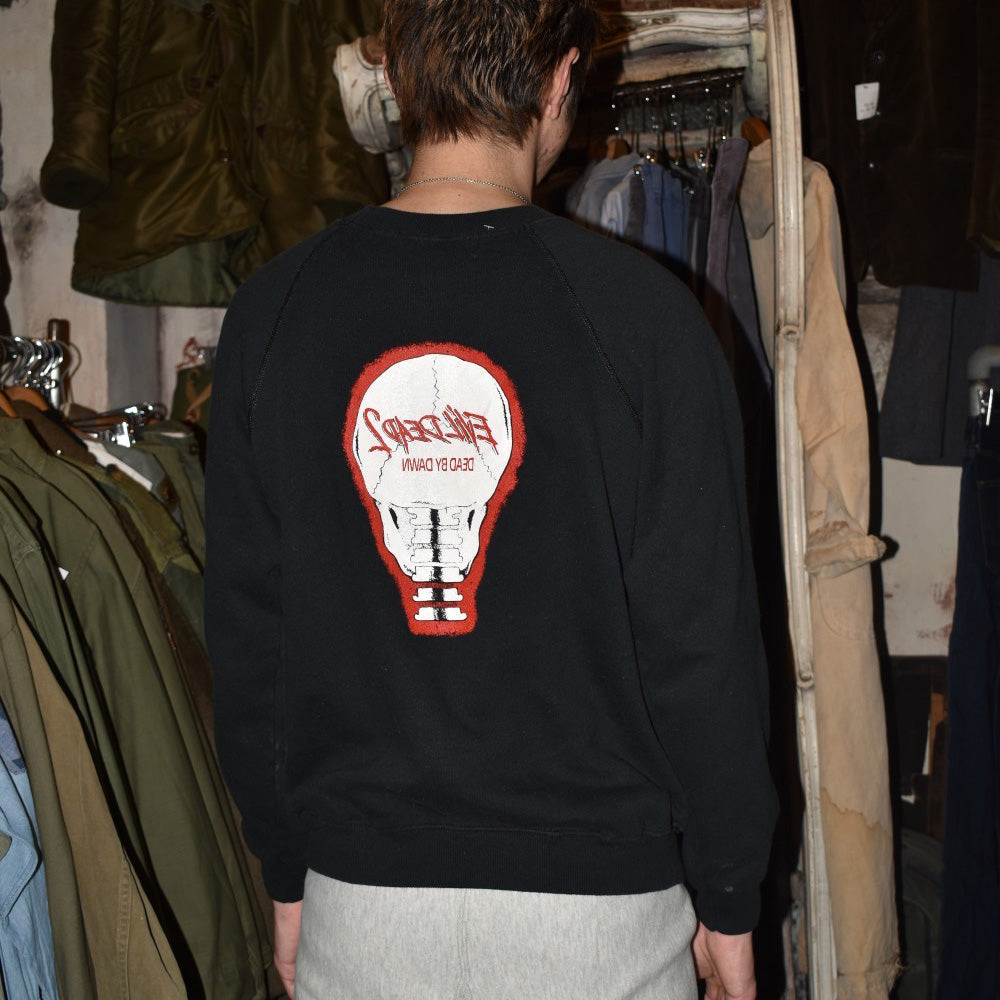 90's "EVIL DEAD 2 / DEAD BY DAWN" ホラームービー プリントスウェット 260206H