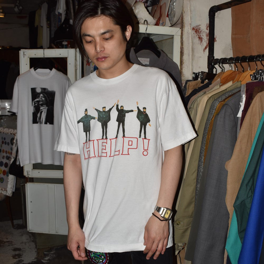 90's THE BEATLES “HELP!” ロックTシャツ USA製 260410H