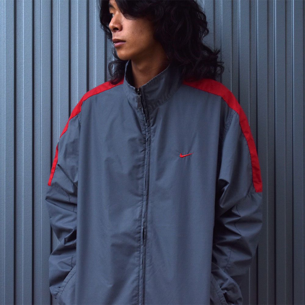 Y2K NIKE 刺繍ロゴ small swoosh ナイロンジャケット 231001