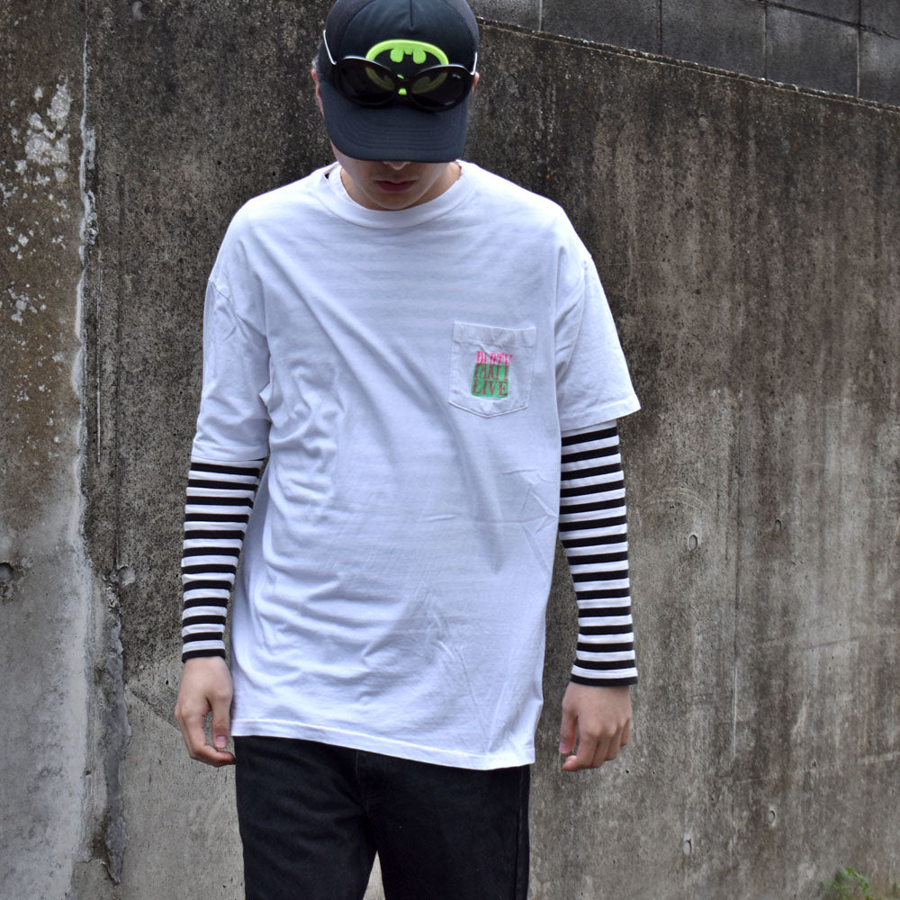 80’s “PARTY LIVE” ポケットTシャツ USA製 240410