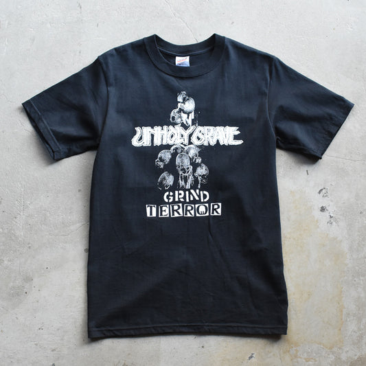デッドストック! UNHOLY GRAVE × Insect Warfare "Grind Terror US West Coast Tour 2007" Tシャツ 250919