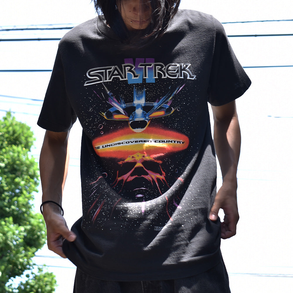 90's　STAR TREK/スタートレック “VI : The Undiscovered Country” ムービーTシャツ　USA製　230825