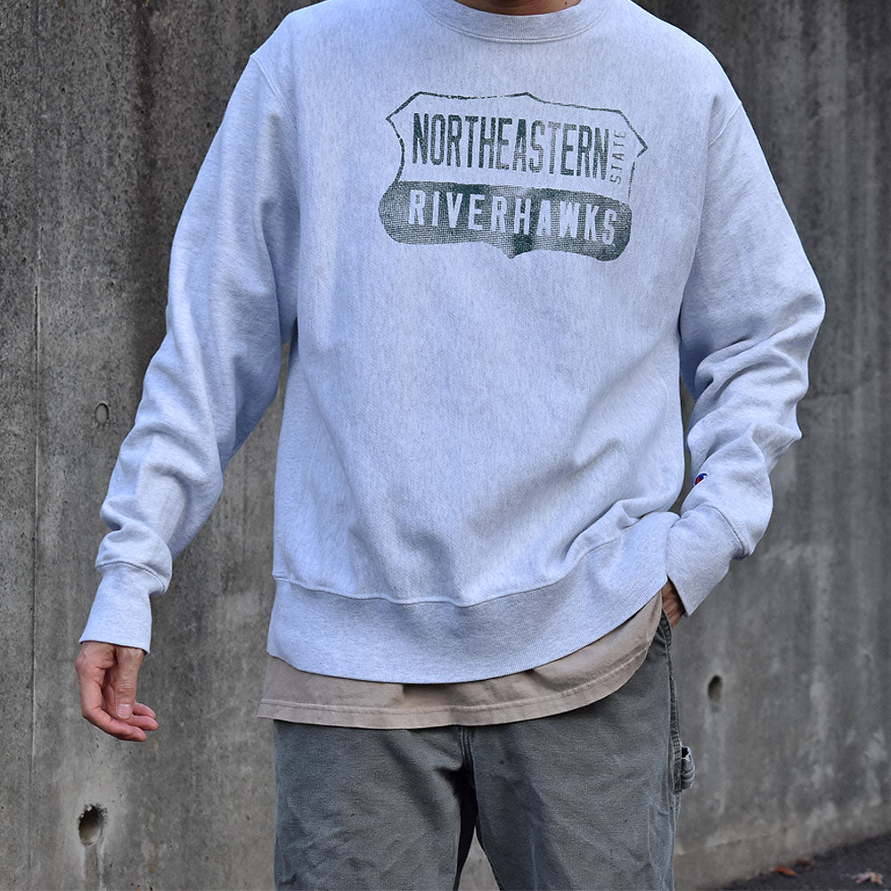 Champion/チャンピオン  “Northeastern State RiverHawks” RWスウェット　230904