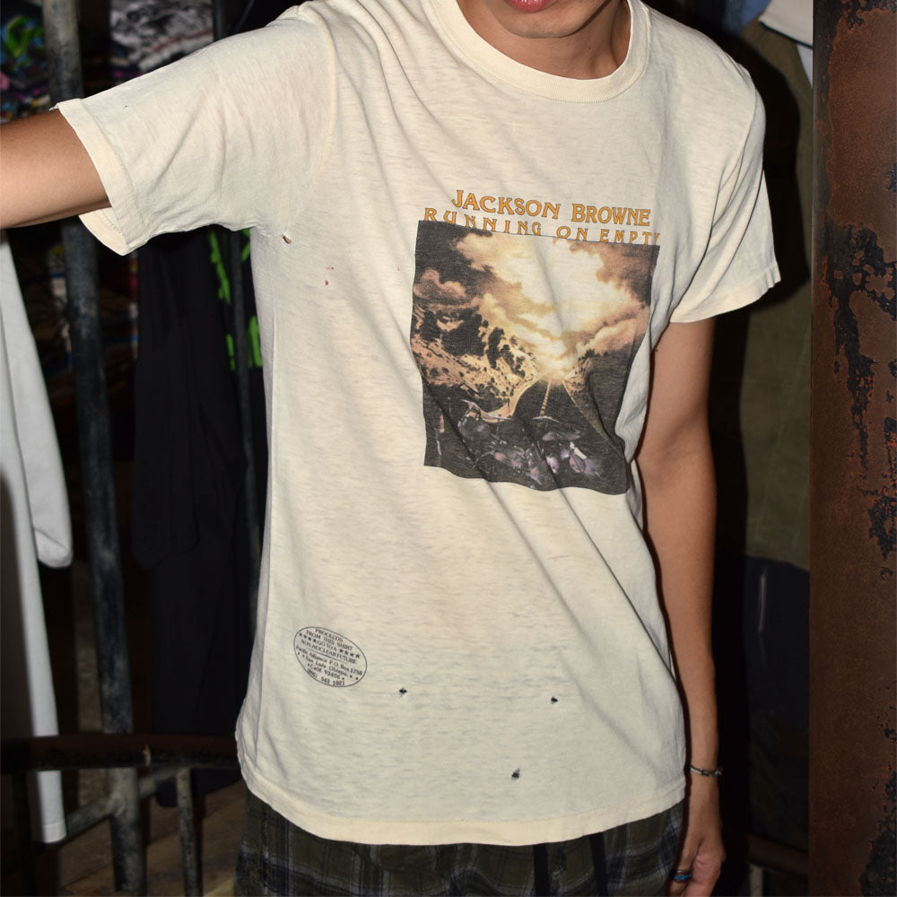 70’s Jackson Browne “Running On Empty” × adidas Tシャツ 250926H