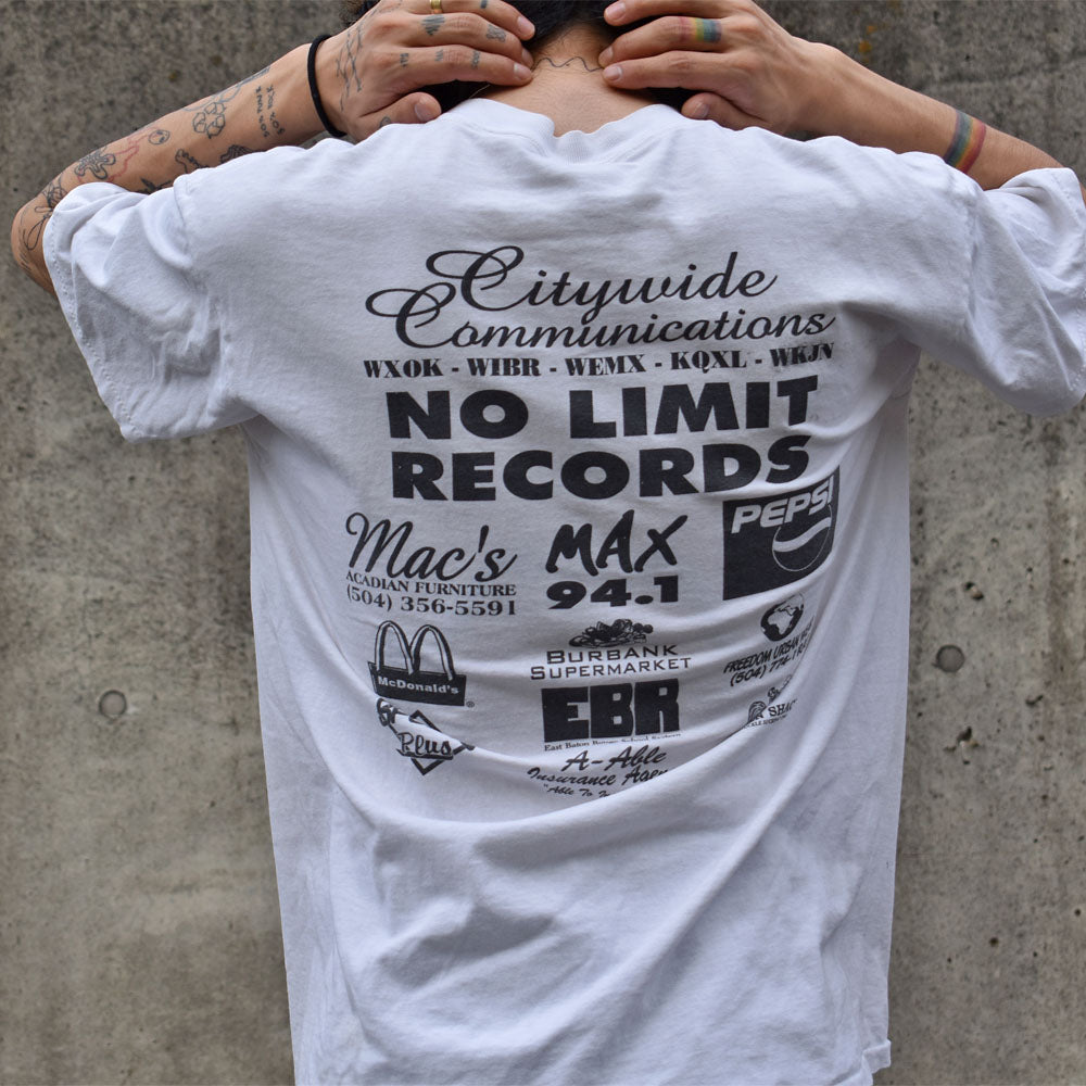 90's NO LIMIT RECORDS ”PARTNERS PEACE” レコード 企業系 Tシャツ 240528