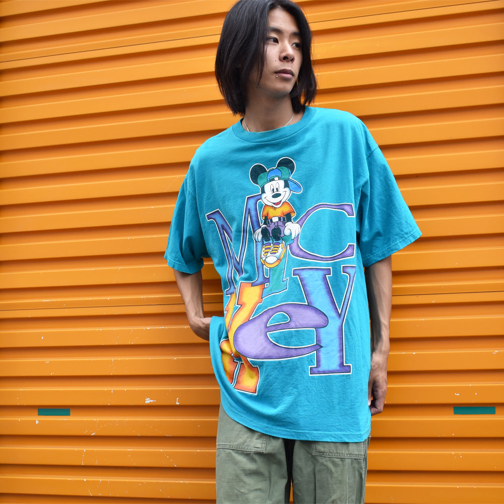 90’s　Disney/ディズニー ”MICKEY” Tシャツ　230830