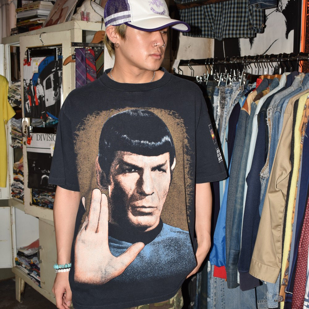 90's STAR TREK "Mr. Spock" スミソニアン航空宇宙博物館 プロモTシャツ USA製 260707H