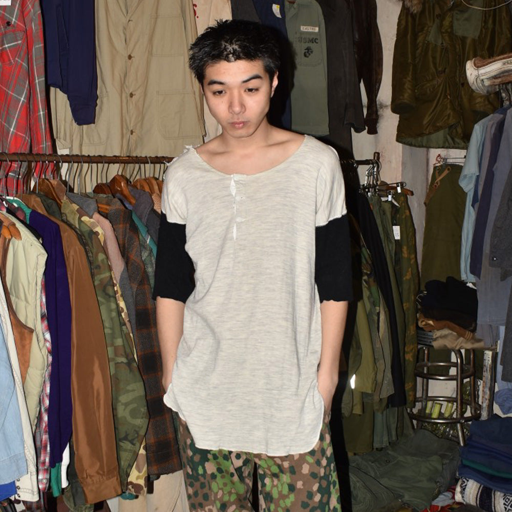 50's Duofold × Rawlings Two Layer ヘンリーネックTシャツ 260313H