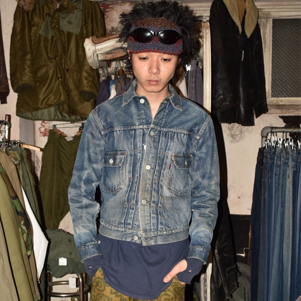 50's Levi's 517XX 2nd ブランケットライナー 革パッチ デニムジャケット 260612H831