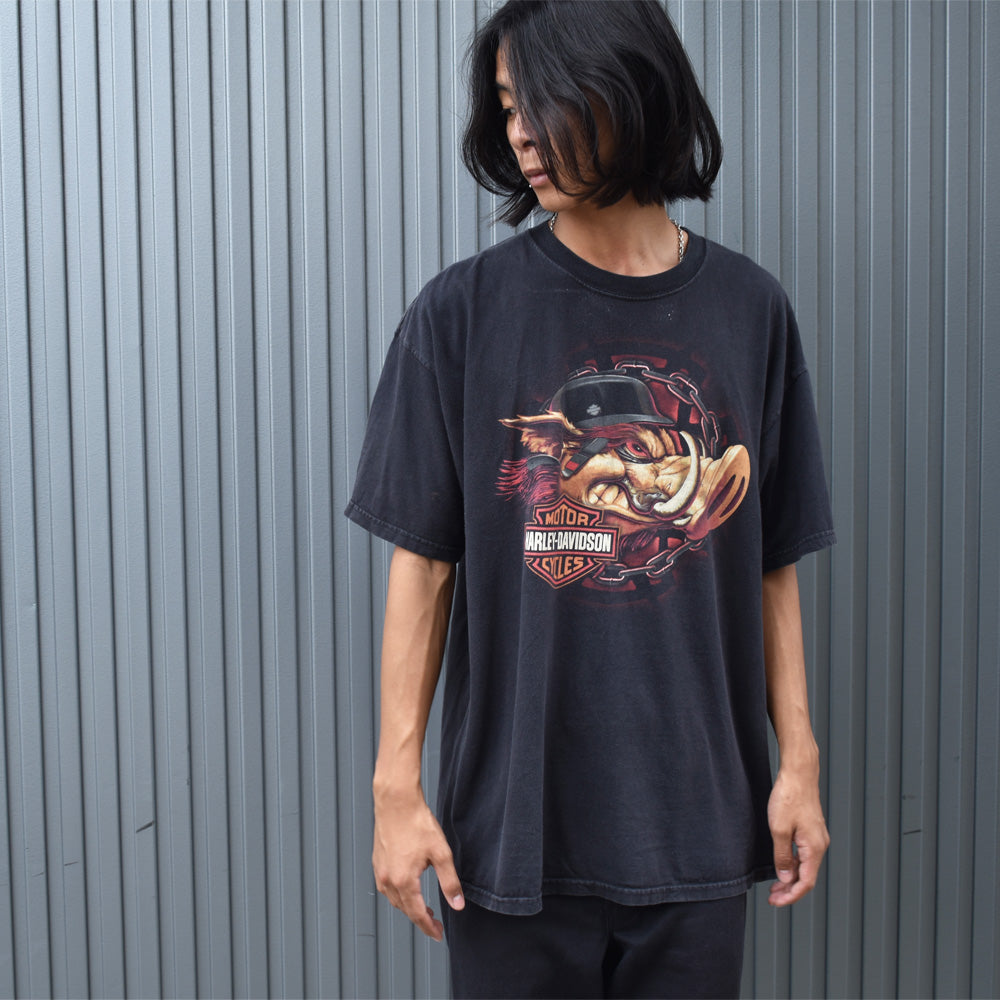 Y2K Harley-Davidson “Pig” Tシャツ 231013